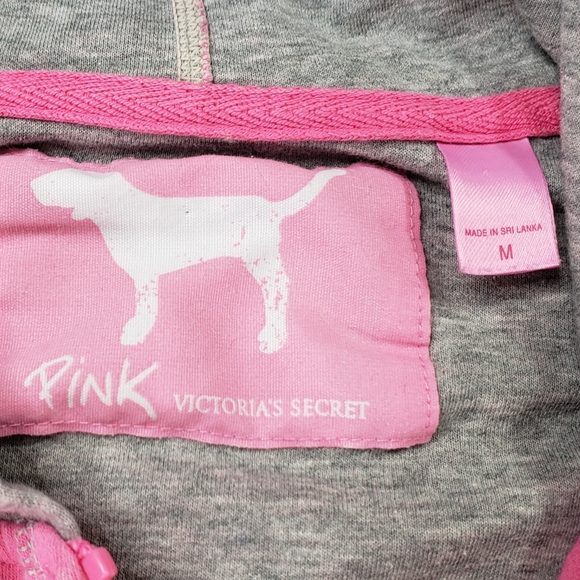 Victorias Secret Pink medium varsity hoodie medium - Picture 3 of 7